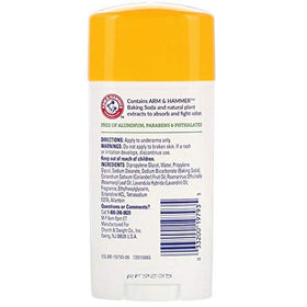 Wide-stick design of ARM & HAMMER Essentials Natural Deodorant Fresh for full coverage.