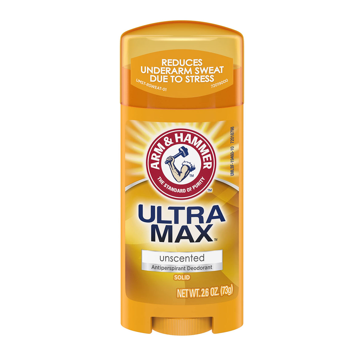 Arm & Hammer Ultra Max invisible solid unscented six-pack front view for odor control