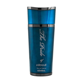 Armaf Admiral bottle front view showcases premium masculine design.