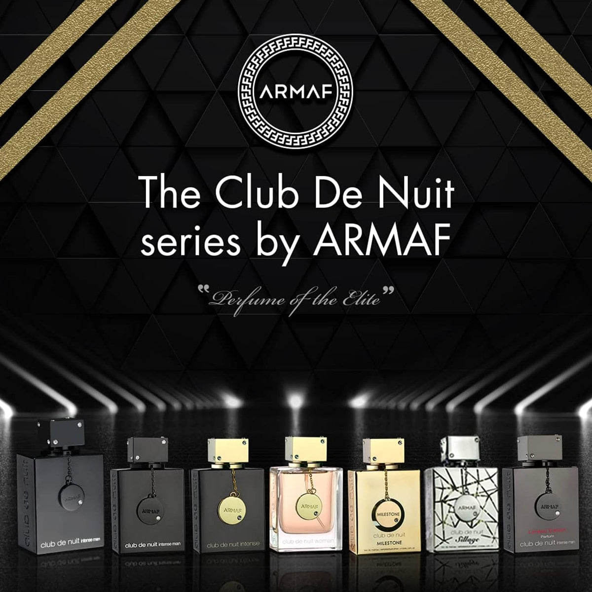 Armaf Club De Nuit Intense Man label close-up highlighting brand and scent notes.