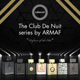 Armaf Club De Nuit Intense Man label close-up highlighting brand and scent notes.