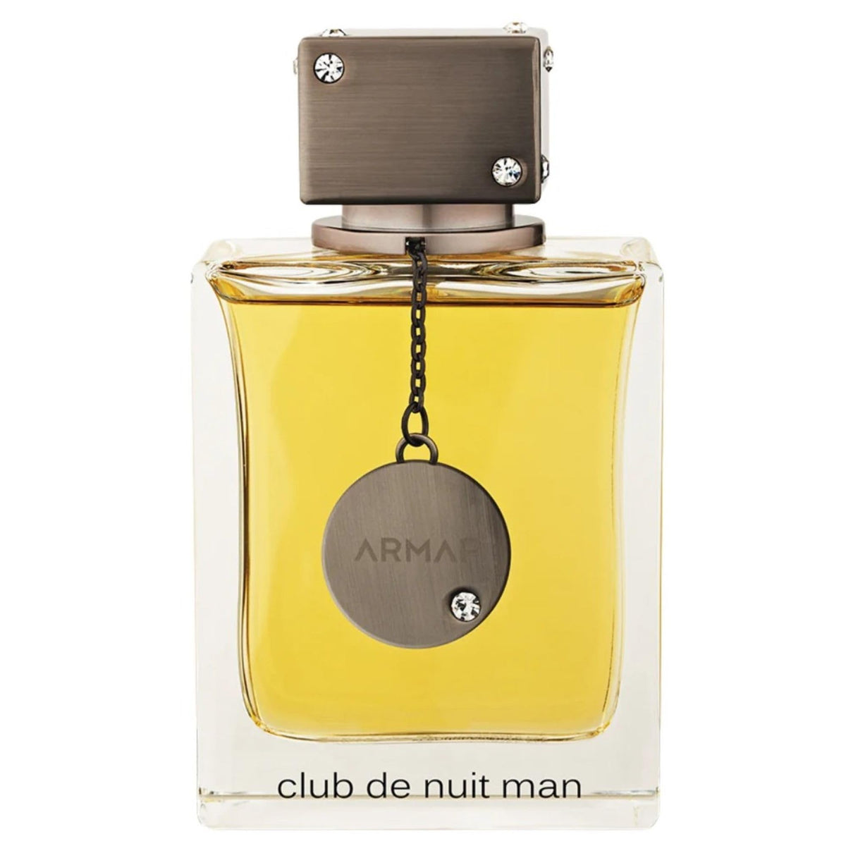 Armaf Club De Nuit Man bottle front view, versatile for everyday wear.