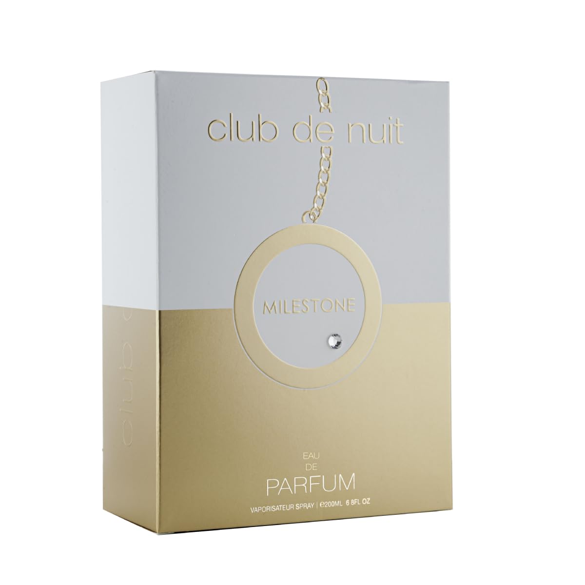 Armaf Club De Nuit Milestone fragrance swirl highlights its day-to-night versatility.