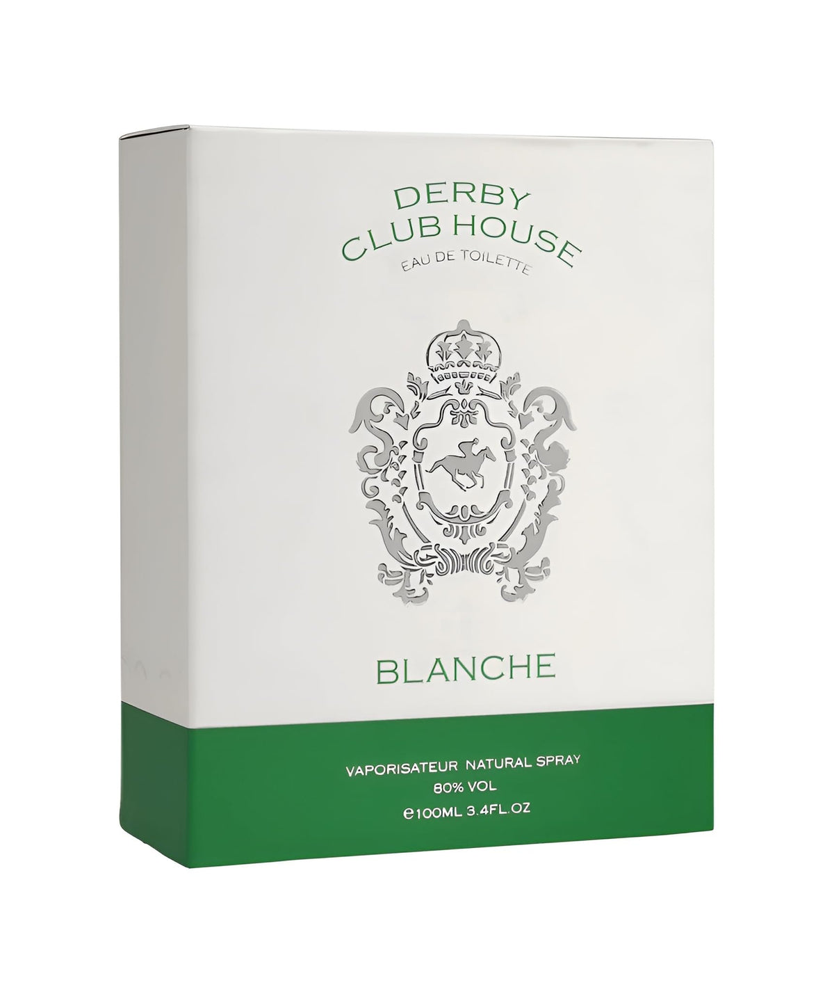 Armaf Derby Club House Blanche box, sleek packaging great for gifting.