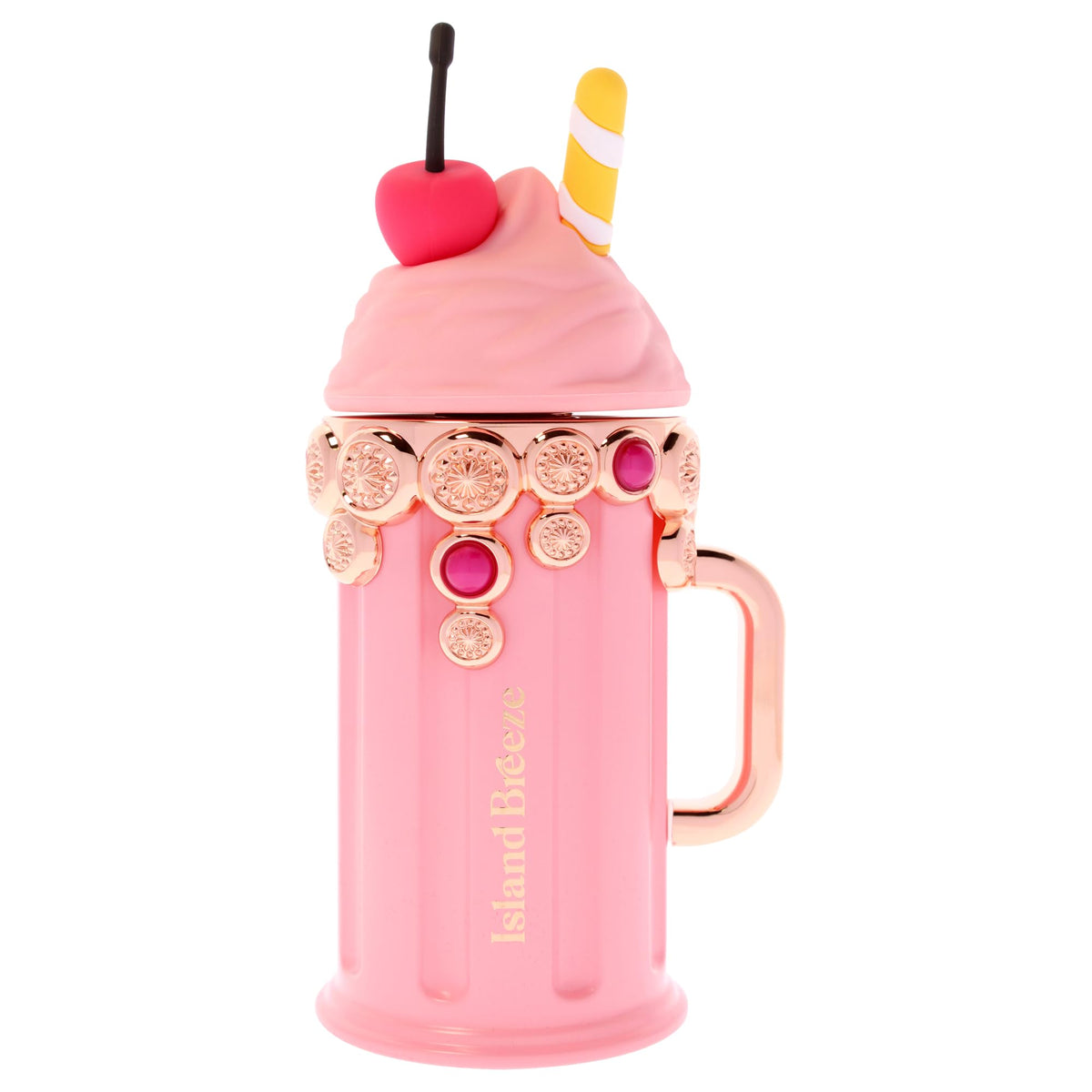Armaf Island Breeze bottle angle showing sparkling fruit notes and feminine charm