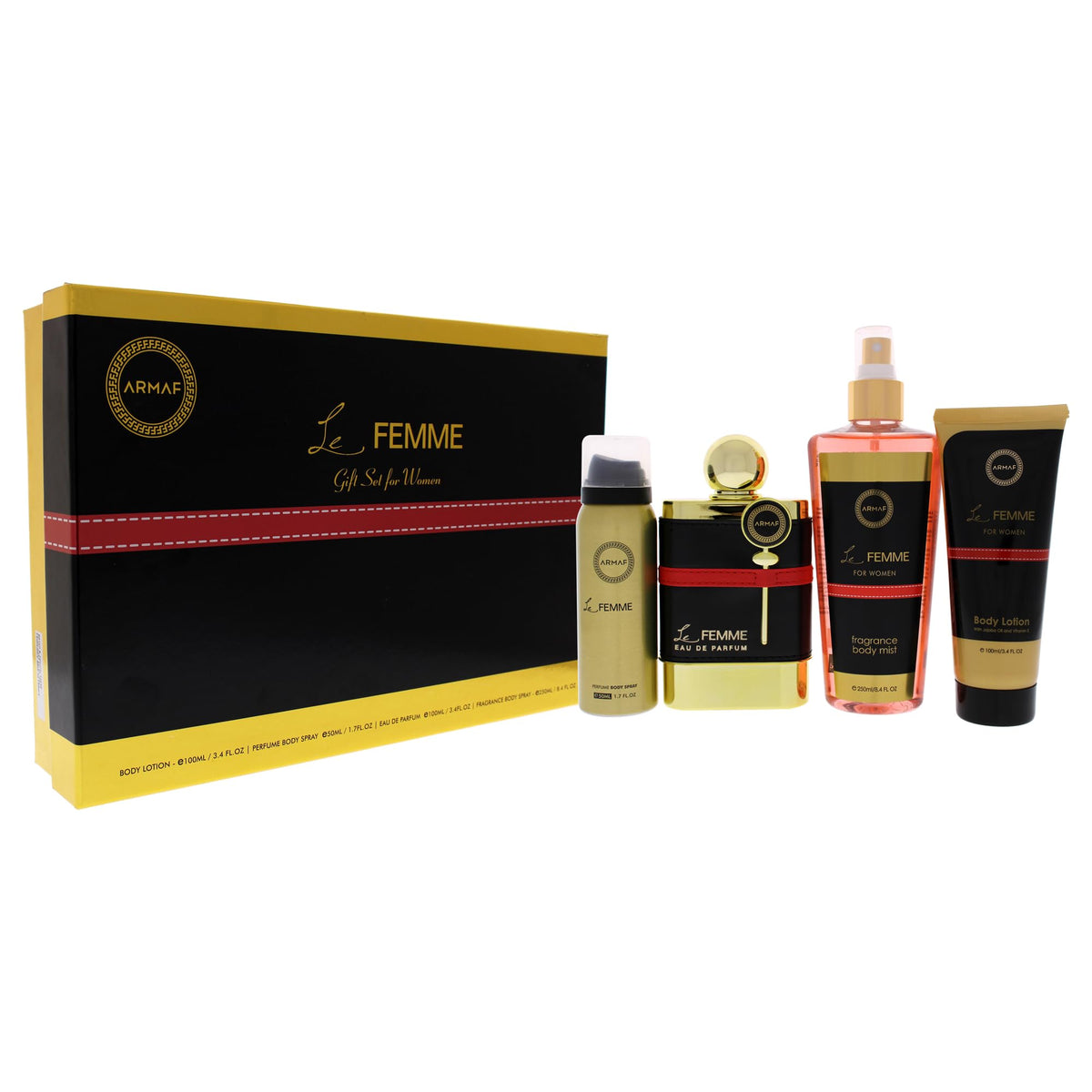 Armaf Le Femme EDP bottle for a long-lasting refined scent.