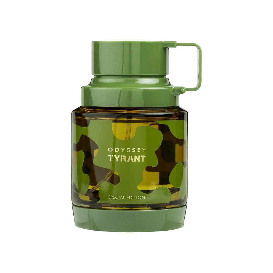 Armaf Odyssey Tyrant Special Edition bottle for bold evening fragrance.