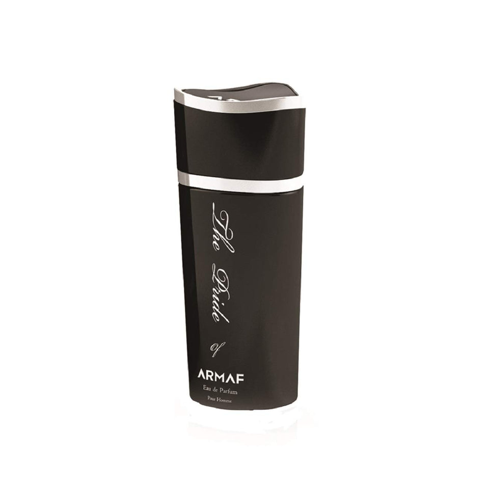Armaf The Pride for Men bottle close-up highlighting premium scent profile for daily wear