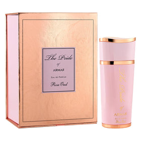 Armaf Rose Oud spray on wrist demonstrates easy application with a confident, all-day scent