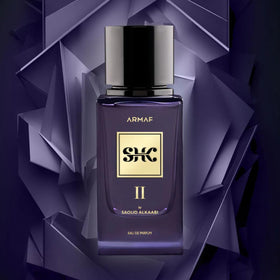 ARMAF SHK ll night wear setup illustrating versatile scent for formal settings