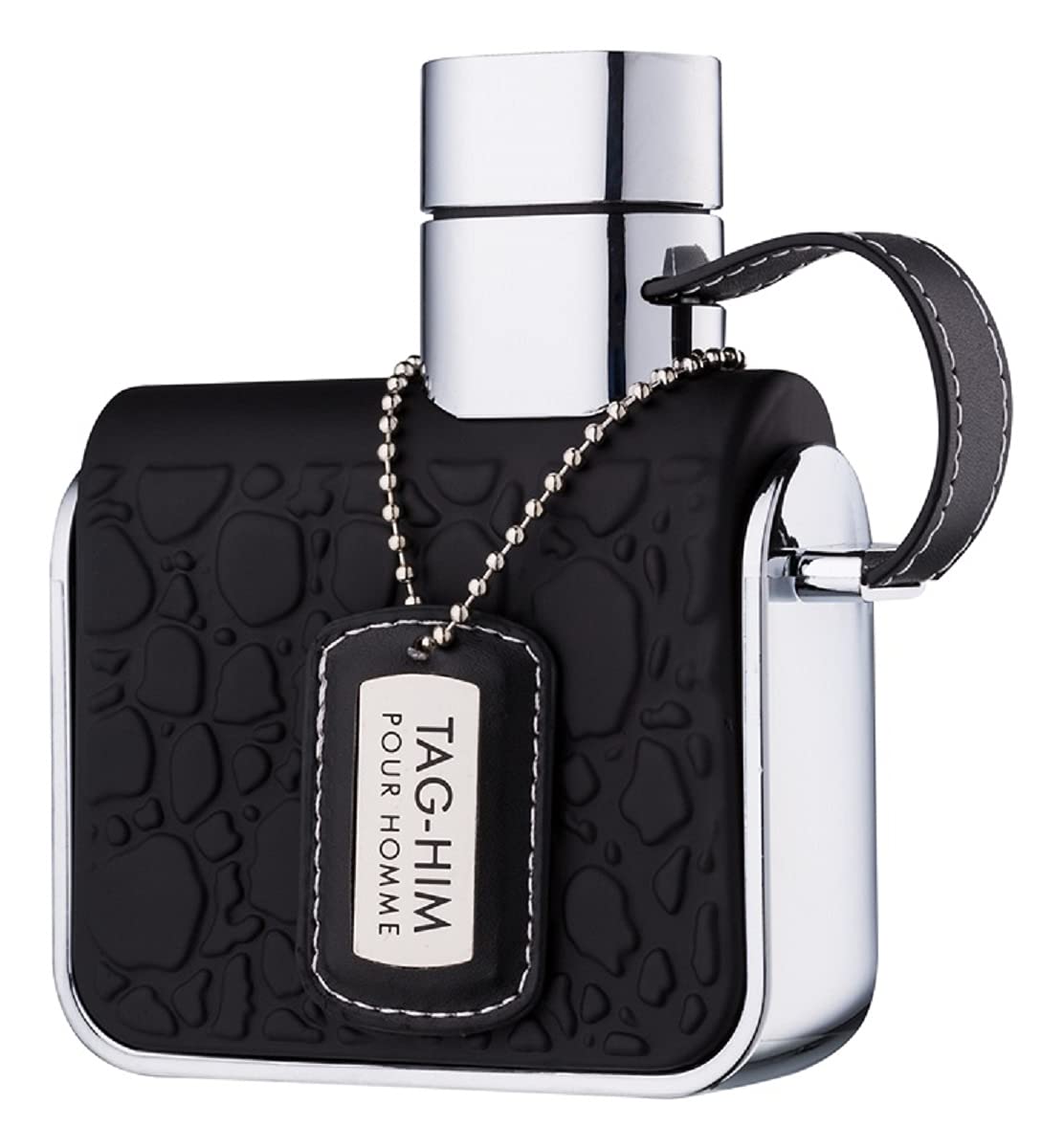Close-up of Armaf Tag Him Pour Homme spray nozzle, ideal for quick freshening