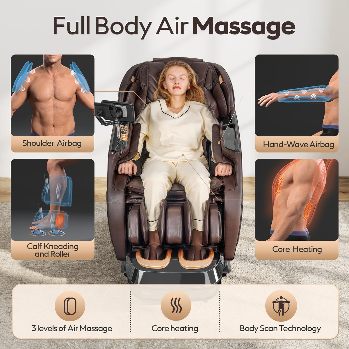 Armali 10 massage modes and 20 techniques for customizable relaxation