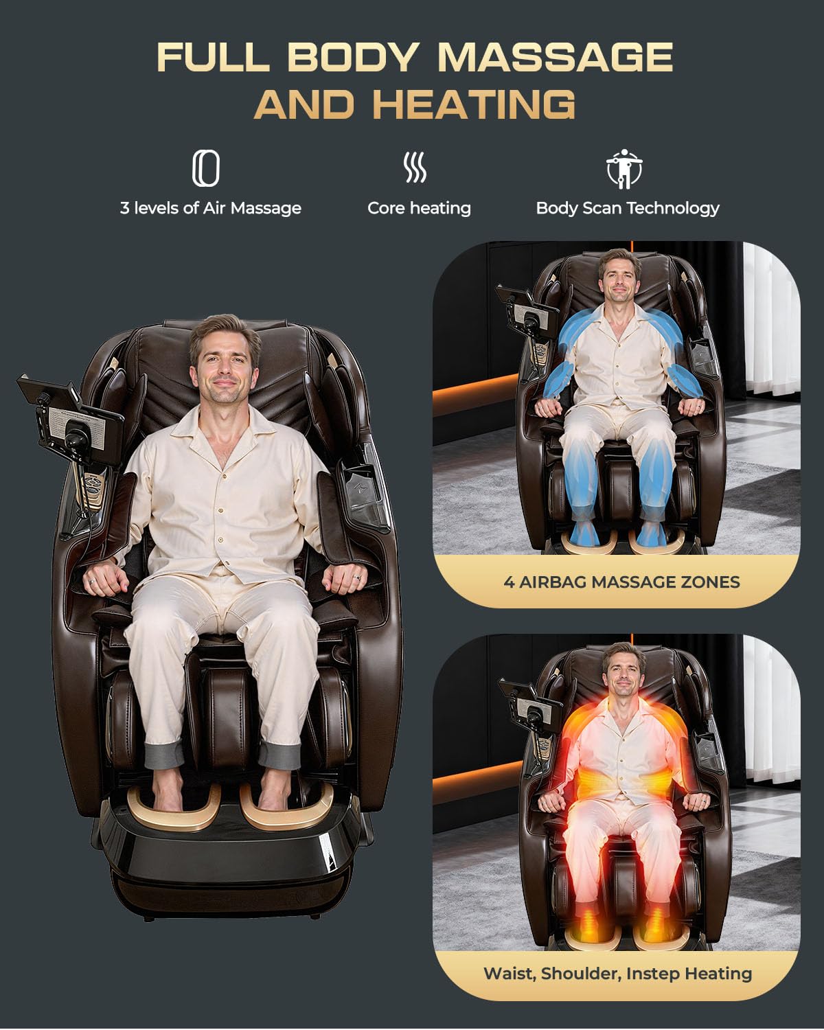 Armali heated foot massage soothes arches and calves