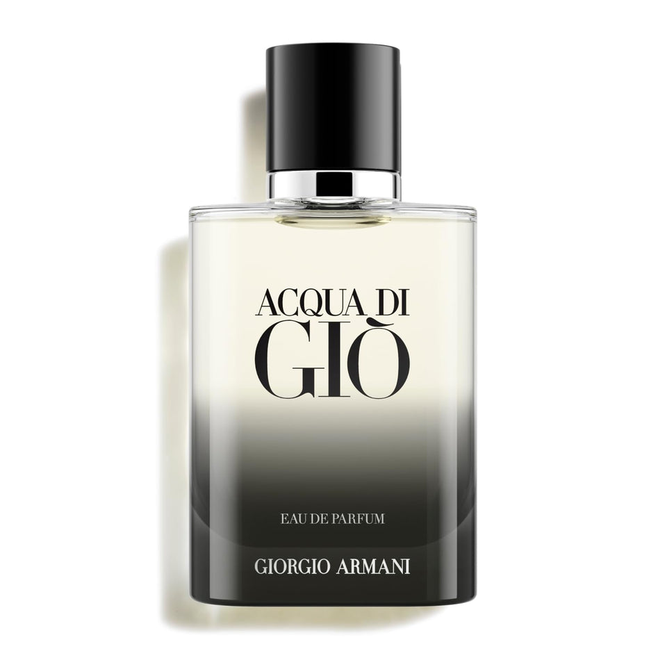 Armani Beauty Acqua di Giò bottle front view showcasing fresh marine scent for daily wear.