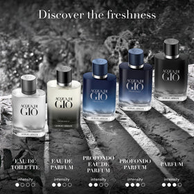 Armani Beauty Acqua di Giò lifestyle imagery showing fresh confidence in everyday moments.