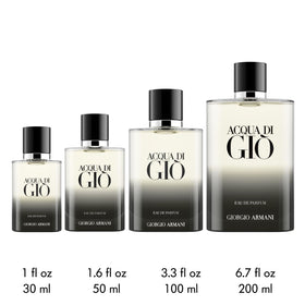 Armani Beauty Acqua di Giò packaging box suggests premium gifting experience.