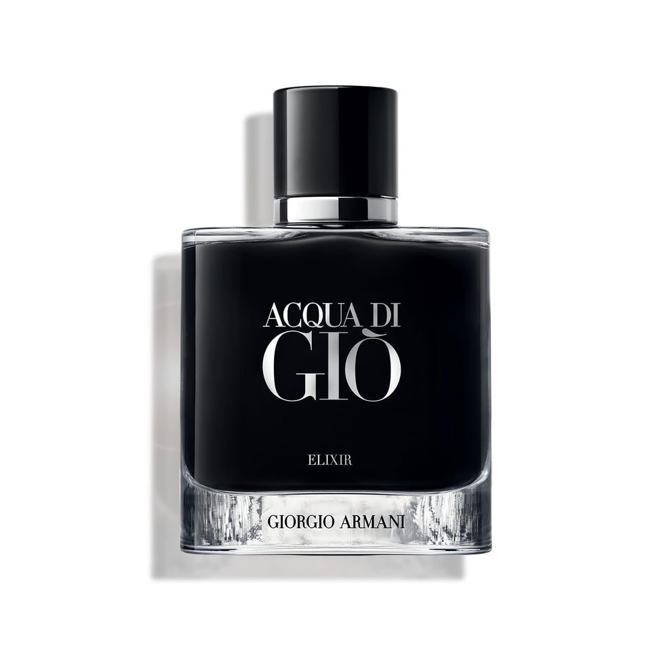 Armani Beauty Acqua di Gio Elixir bottle front for a long-lasting masculine aura