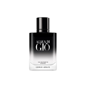 Armani Beauty Acqua di Gio Intense bottle with black lacquer for premium look