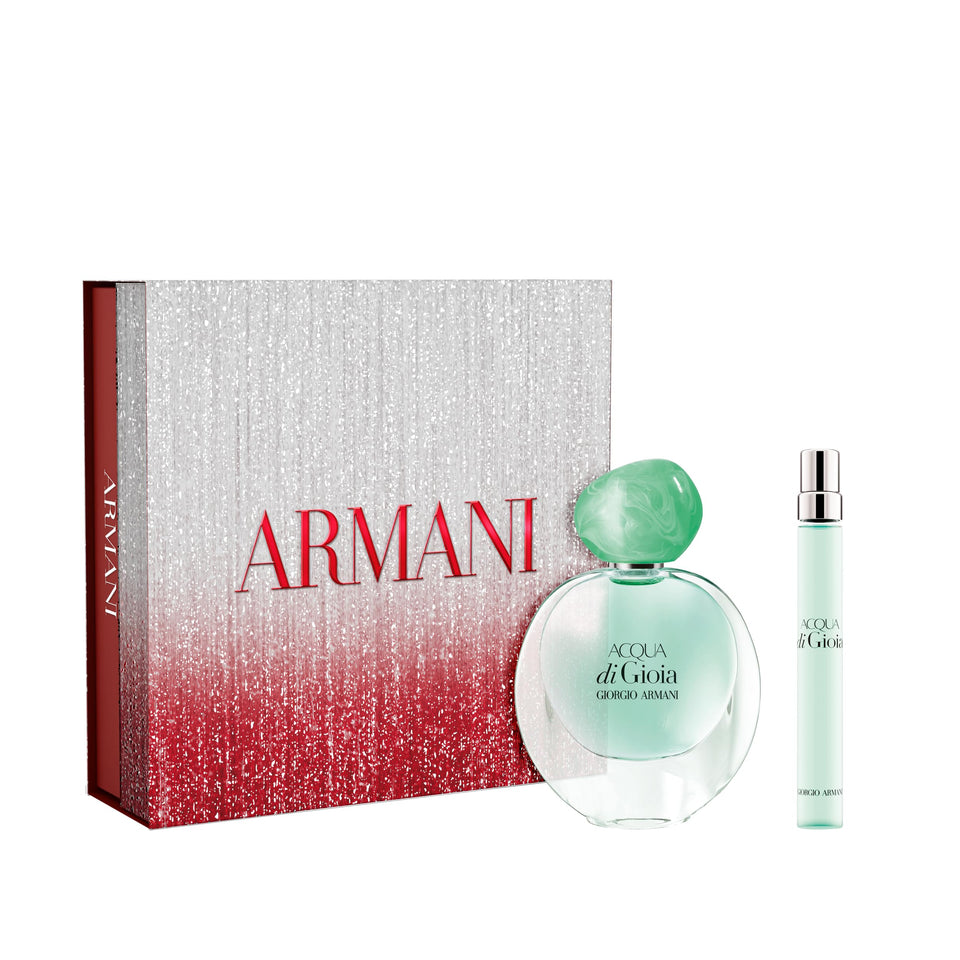 Armani Beauty Acqua di Gioia bottle, perfect for everyday freshness and serene moments.