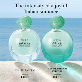 Armani Beauty Acqua di Gioia EDP packaging box with elegant design.