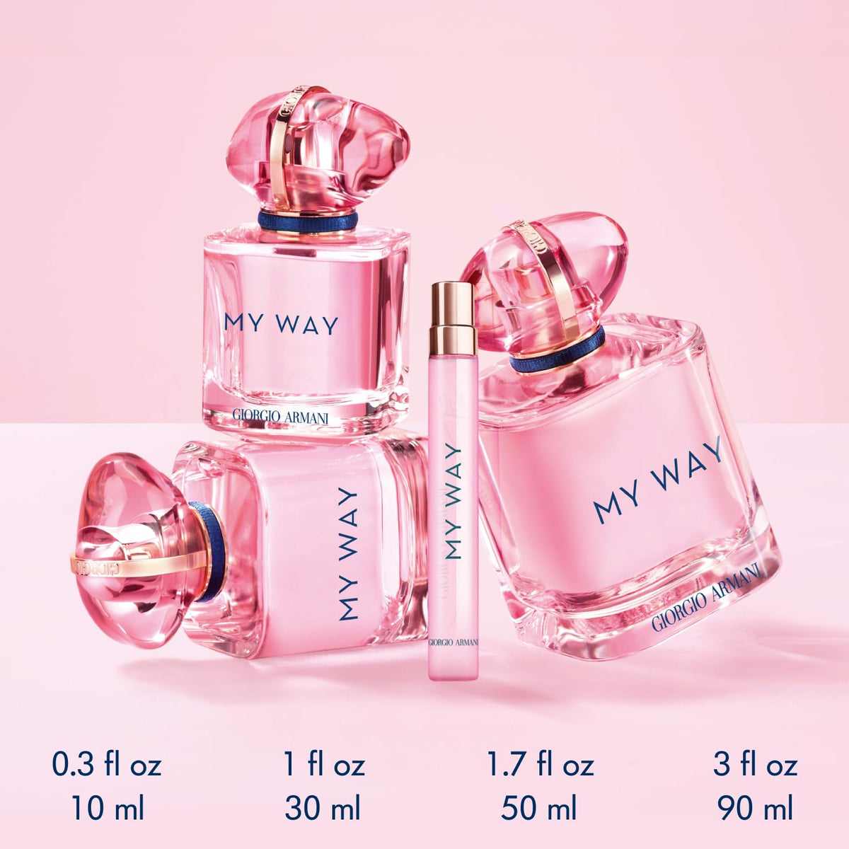 Armani Beauty My Way Nectar fragrance swirl captures bergamot and vanilla warmth.