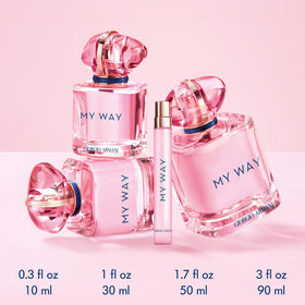 Armani Beauty My Way Nectar fragrance swirl captures bergamot and vanilla warmth.