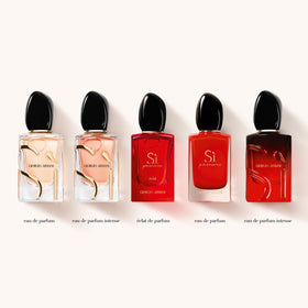 Armani Beauty Sì EDP refillable bottle signals sustainable luxury.