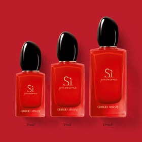 Armani Beauty Sì Passione premium packaging gift box presentation