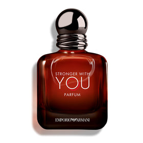 Armani Beauty Stronger With You bottle front, ambery-woody profile ideal for evenings