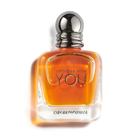 Armani Beauty Stronger With You bottle front for a bold, confident evening impression.