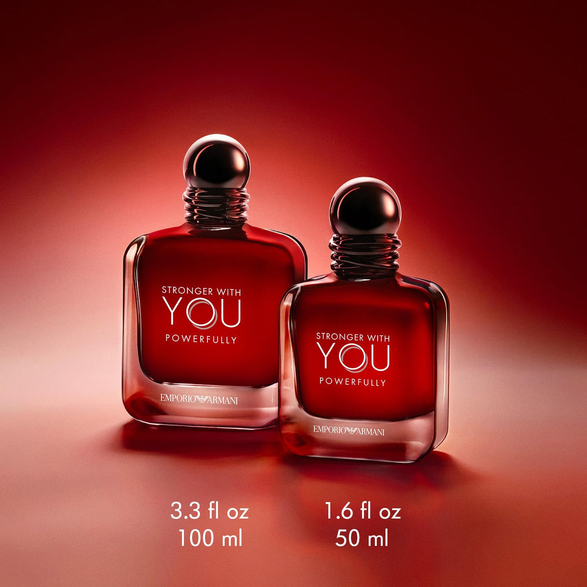 Armani Beauty Stronger With You Powerfully top of bottle showing premium cap