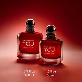 Armani Beauty Stronger With You Powerfully top of bottle showing premium cap