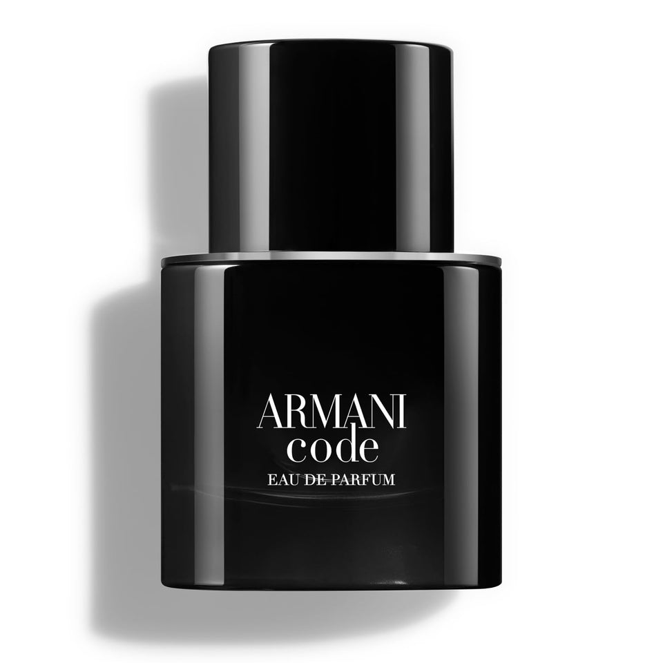 Armani Code EDP bottle front view for a refined, confident impression.