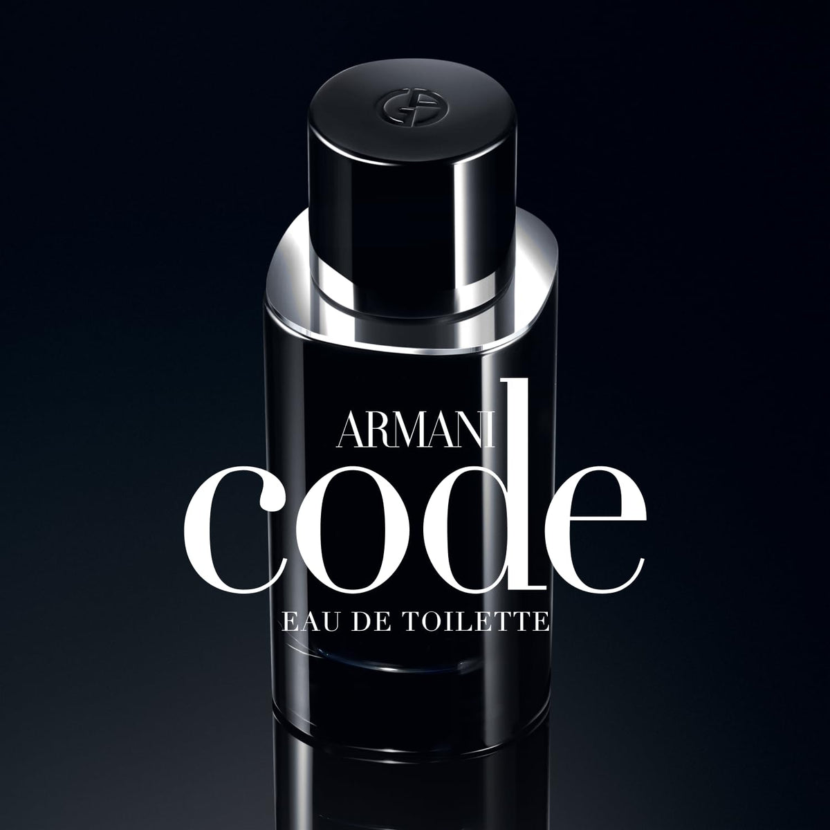 Armani Code packaging emphasizes refillable design for sustainable use.