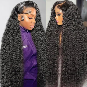 Armodeo 250-density deep-wave lace front wig – natural fullness for daily wear