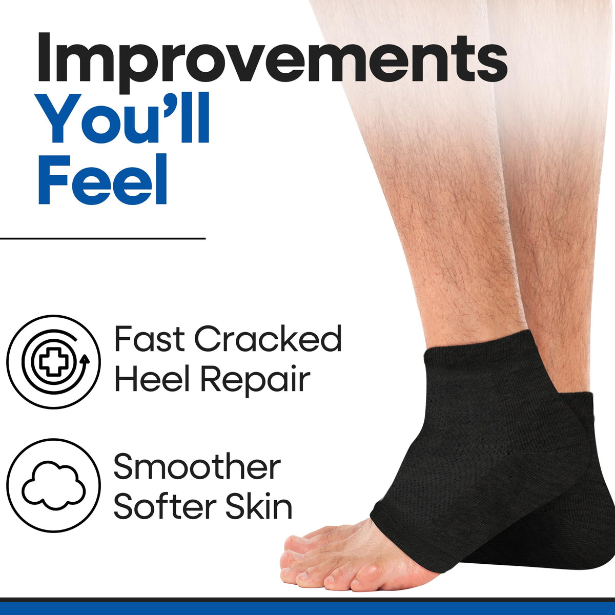 Armstrong America foot care socks soften dry skin with vitamins and minerals