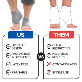 Armstrong America breathable mesh and cushioned heel pad in use