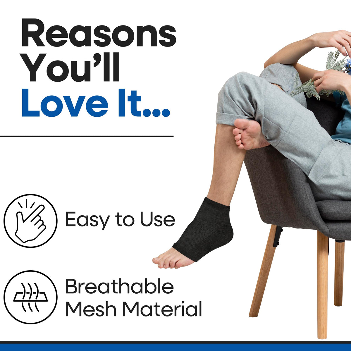 Armstrong America reusable 3-pack offers long-lasting moisture for feet