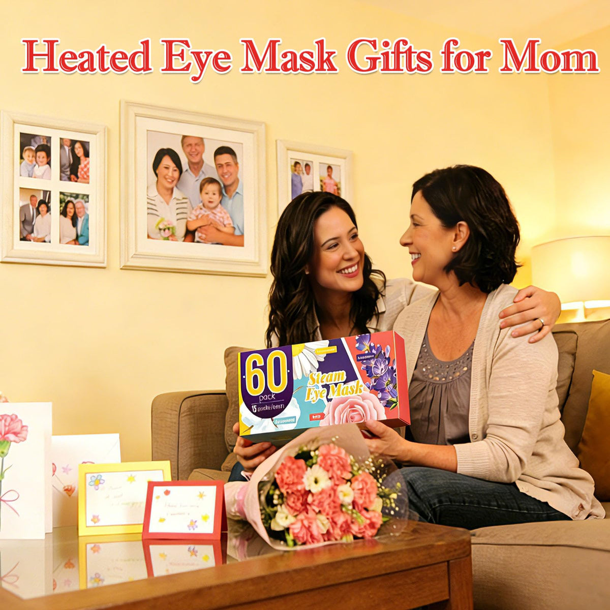 AROIC chamomile steam eye mask pack to replenish moisture and soothe tired eyes
