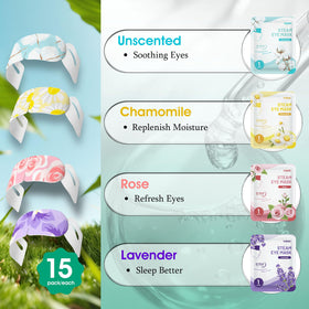 AROIC rose steam eye mask pack for refreshing eyes after long days