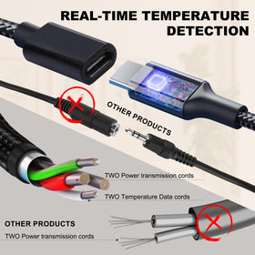 Aroma Season eye mask with Type-C connector for safe power and data transmission.