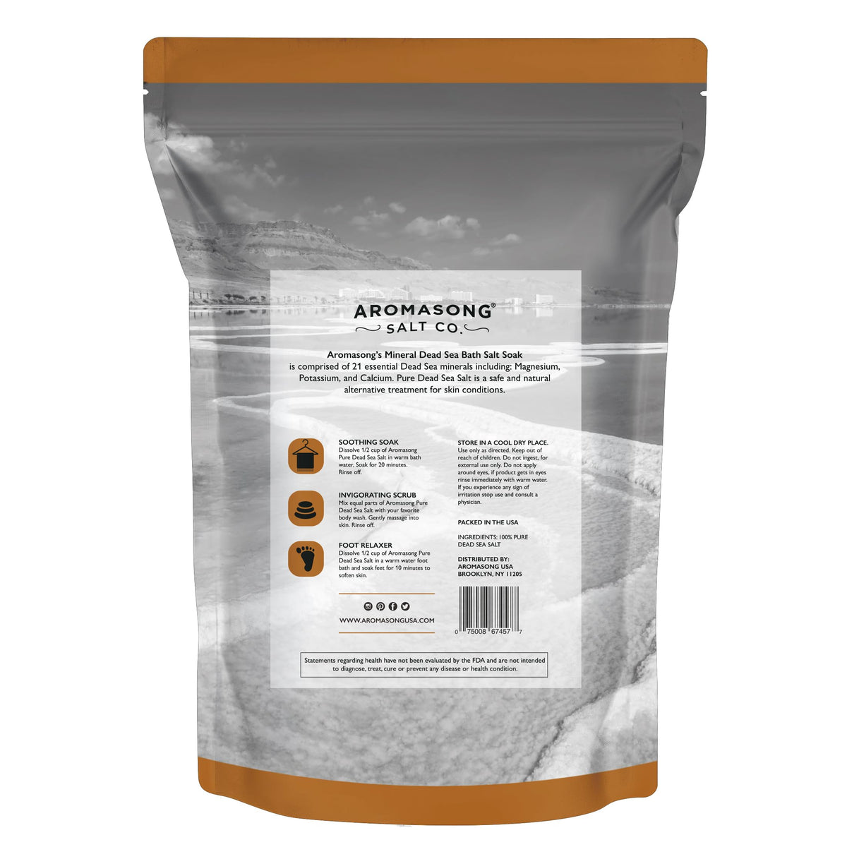 Aromasong body soak for skin softening and rejuvenation