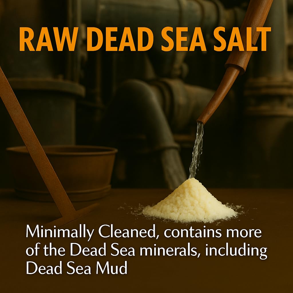 Aromasong Dead Sea mud visible minerals enrich your soak