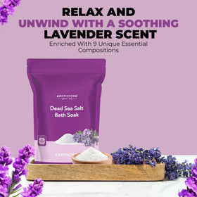 Aromasong Dead Sea Salt minerals detail highlights 21 minerals for skin nourishment