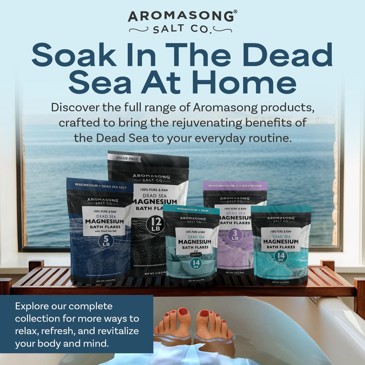 Aromasong DIY magnesium oil spray base using magnesium flakes