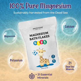 Bedtime soak with Aromasong magnesium flakes for calming routine