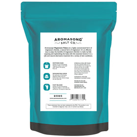 Aromasong magnesium flakes in resealable pack stay fresh between uses.