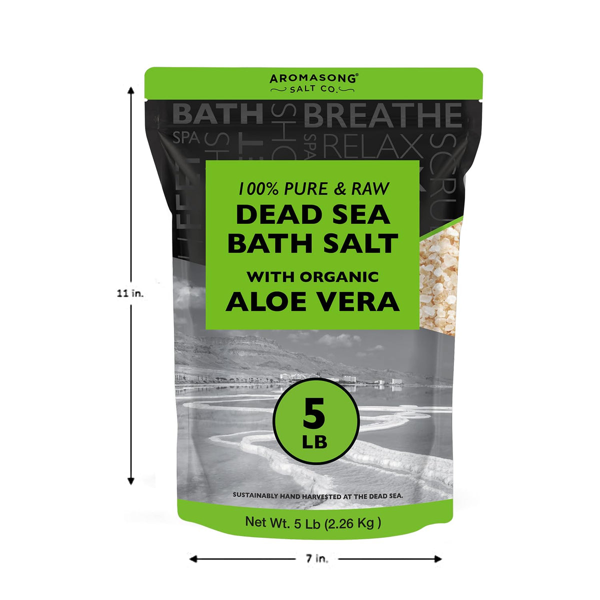 Aromasong bath salt supports muscle relaxation after workouts.