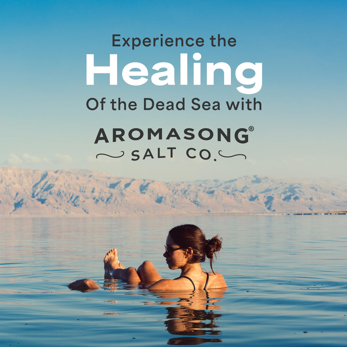 Aromasong soft, clear-skin bath soak with mineral-rich flakes