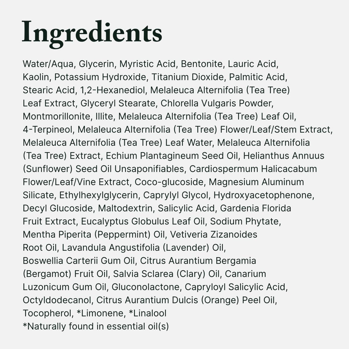 AROMATICA 2-in-1 mask and cleanser application demonstrates versatile routine